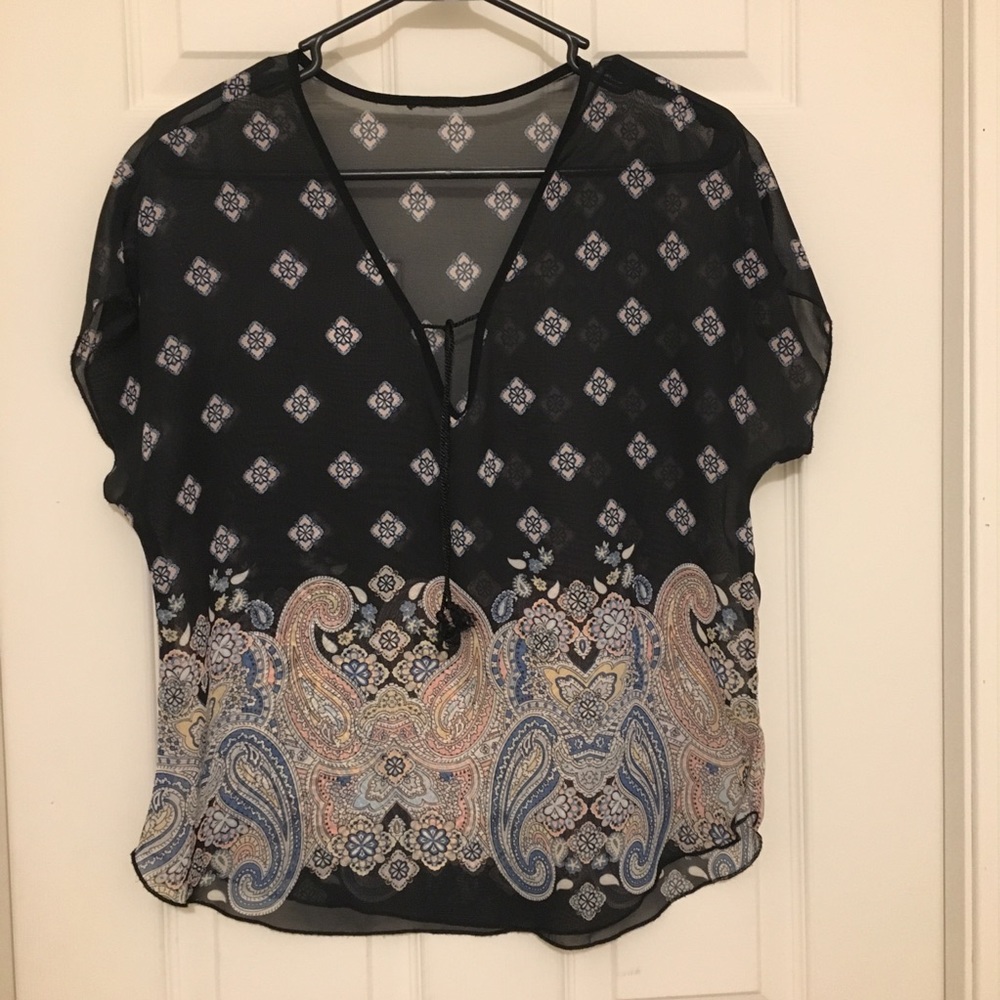 Sheer blouse